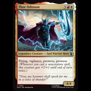 MTG Thor Odinson Marvel Super Heroes msh#234