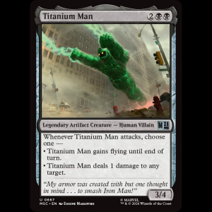 MTG Titanium Man Marvel Super Heroes Commander msc#667