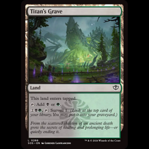 MTG Titan's Grave Secrets of Strixhaven sos#266