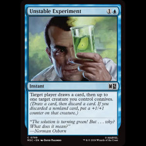 MTG Unstable Experiment Marvel Super Heroes Commander msc#789