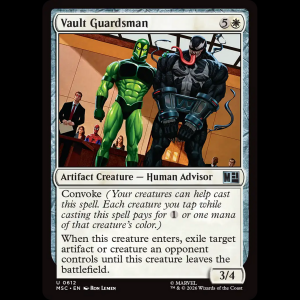 MTG Vault Guardsman Marvel Super Heroes Commander msc#612