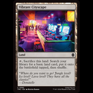 MTG Vibrant Cityscape Teenage Mutant Ninja Turtles Eternal tmc#82