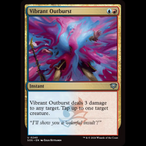 MTG Vibrant Outburst Secrets of Strixhaven sos#240