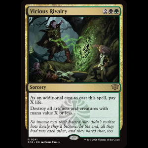 MTG Vicious Rivalry Secrets of Strixhaven sos#241