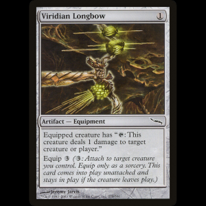 MTG Arco largo viridiano (Viridian Longbow) Mirrodin mrd#270