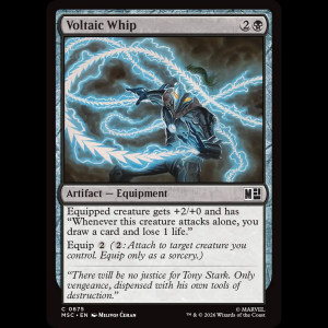 MTG Voltaic Whip Marvel Super Heroes Commander msc#675