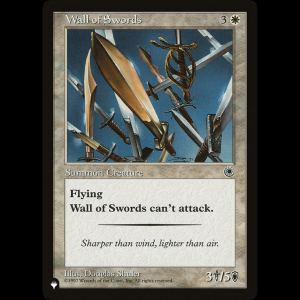 MTG Wall of Swords The List plst#POR-37