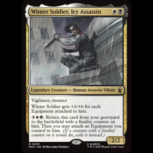 MTG Winter Soldier, Icy Assassin Marvel Super Heroes msh#239