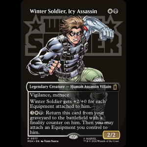 MTG Winter Soldier, Icy Assassin Marvel Super Heroes msh#377