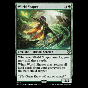 MTG World Shaper Outlaws of Thunder Junction Commander otc#214