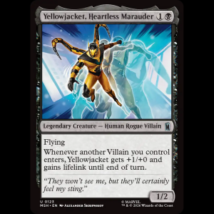 MTG Yellowjacket, Heartless Marauder Marvel Super Heroes msh#123