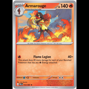 Pokemon TCG Armarouge - 012/084 - Pitch Black - Reverse Holofoil