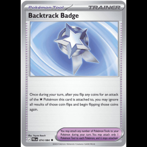Pokemon TCG Backtrack Badge - Pitch Black - Reverse Holofoil