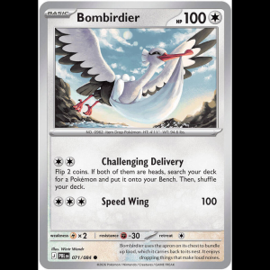 Pokemon TCG Bombirdier - Pitch Black - Reverse Holofoil