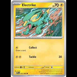 Pokemon TCG Electrike - Pitch Black - Reverse Holofoil