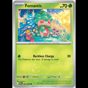 Pokemon TCG Fomantis - 003/084 - Pitch Black - Reverse Holofoil