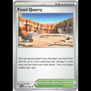 Pokemon TCG Fossil Quarry - Pitch Black