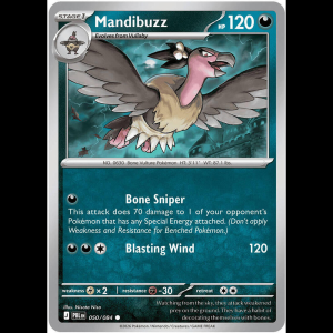 Pokemon TCG Mandibuzz - Pitch Black - Reverse Holofoil