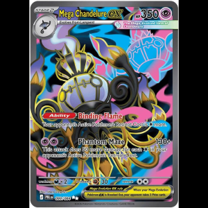 Pokemon TCG Mega Chandelure ex - 099/084 - Pitch Black - Holofoil