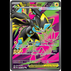 Pokemon TCG Mega Zeraora ex - 098/084 - Pitch Black - Holofoil