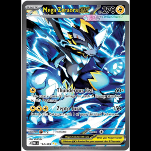 Pokemon TCG Mega Zeraora ex - 114/084 - Pitch Black - Holofoil