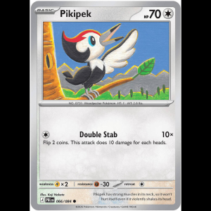 Pokemon TCG Pikipek - Pitch Black - Reverse Holofoil