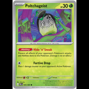 Pokemon TCG Poltchageist - Pitch Black - Reverse Holofoil