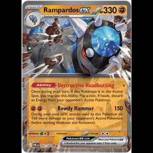 Pokemon TCG Rampardos ex - 045/084 - Pitch Black - Holofoil