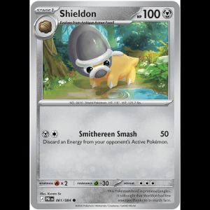 Pokemon TCG Shieldon - Pitch Black - Reverse Holofoil