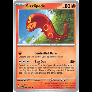 Pokemon TCG Sizzlipede - Pitch Black