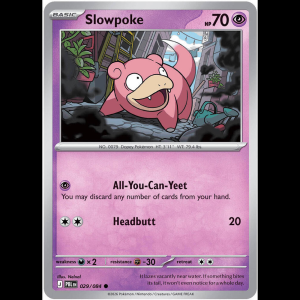 Pokemon TCG Slowpoke - Pitch Black