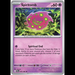 Pokemon TCG Spiritomb - Pitch Black - Holofoil