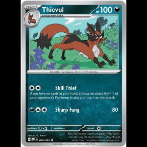 Pokemon TCG Thievul - 054/084 - Pitch Black