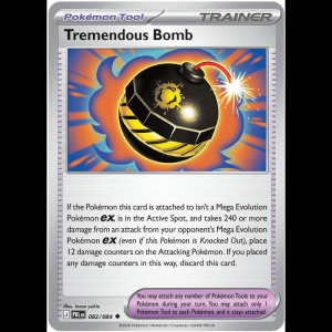 Pokemon TCG Tremendous Bomb - 082/084 - Pitch Black - Reverse Holofoil