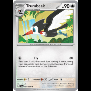 Pokemon TCG Trumbeak - Pitch Black
