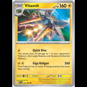 Pokemon TCG Vikavolt - Pitch Black - Reverse Holofoil
