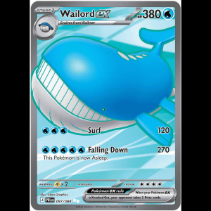 Pokemon TCG Wailord ex - 097/084 - Pitch Black - Holofoil