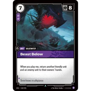 Riftbound Beast Below - Spiritforged 132/221
