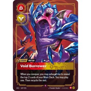 Riftbound Rek'sai - Void Burrower - Spiritforged 187/221