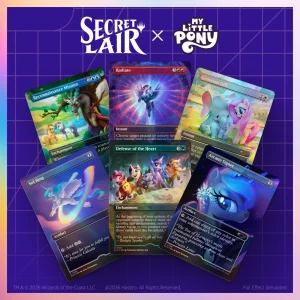 Secret Lair My Little Pony Friendship is Magic Foil Edition MTG